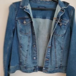 Talbots jeans jacket XL